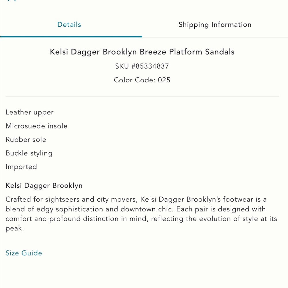 Anthropologie Kelsi Dagger Brooklyn Breeze Leather Platform Sandals size 7 - Picture 8 of 8